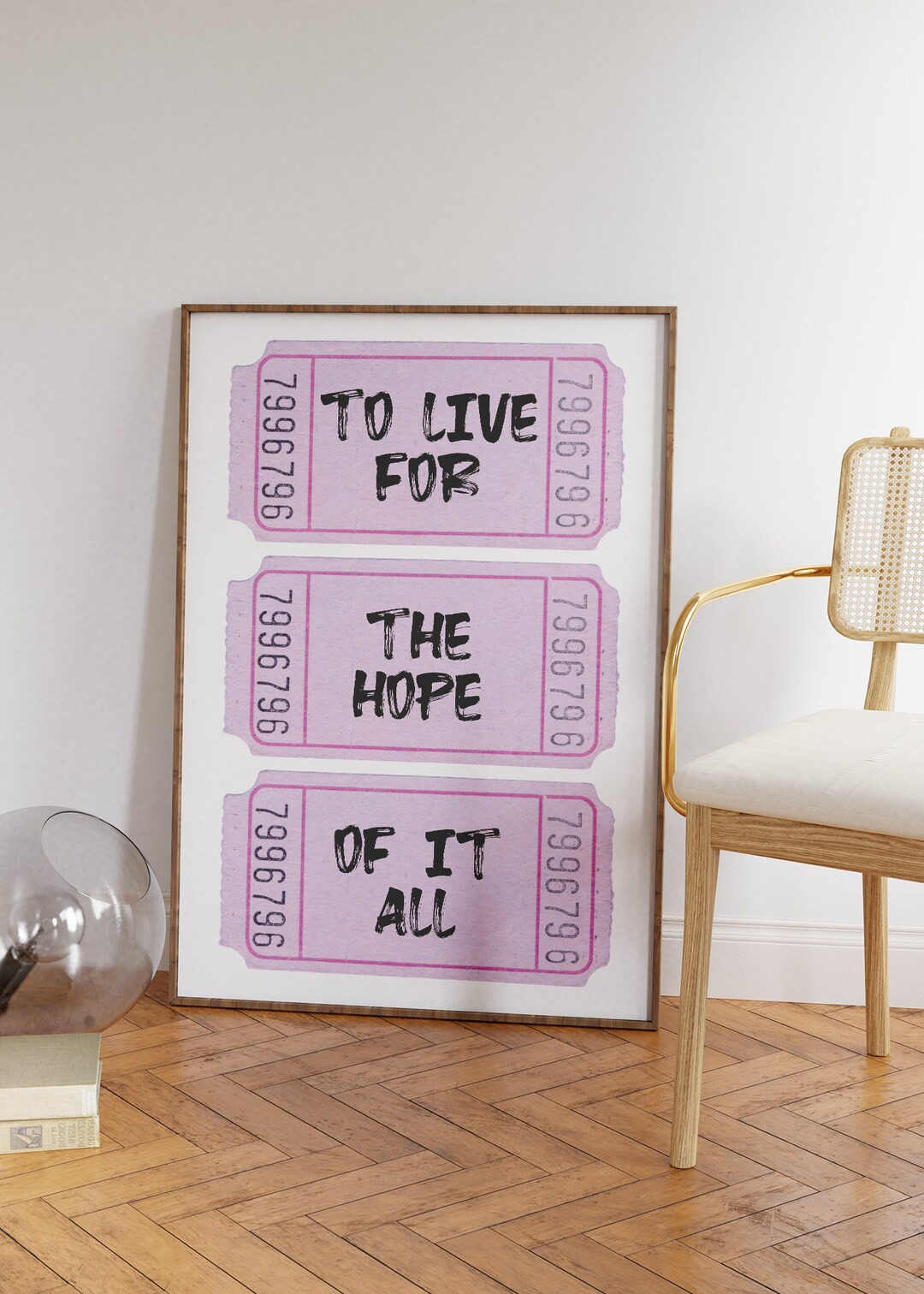 To Live For The Hope Of It All Pink Tickets Poster, Taylor Lyrics, Swiftie Gift, Trendy Wall Art,... | Etsy (US)