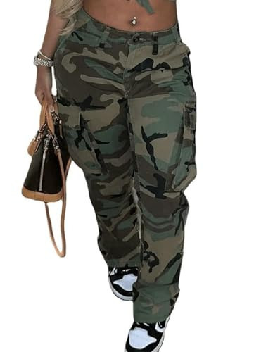 Camo Pants Women, Baggy Camo Pants Women, Camo Pants, Hunting Pants for Women | Amazon (US)