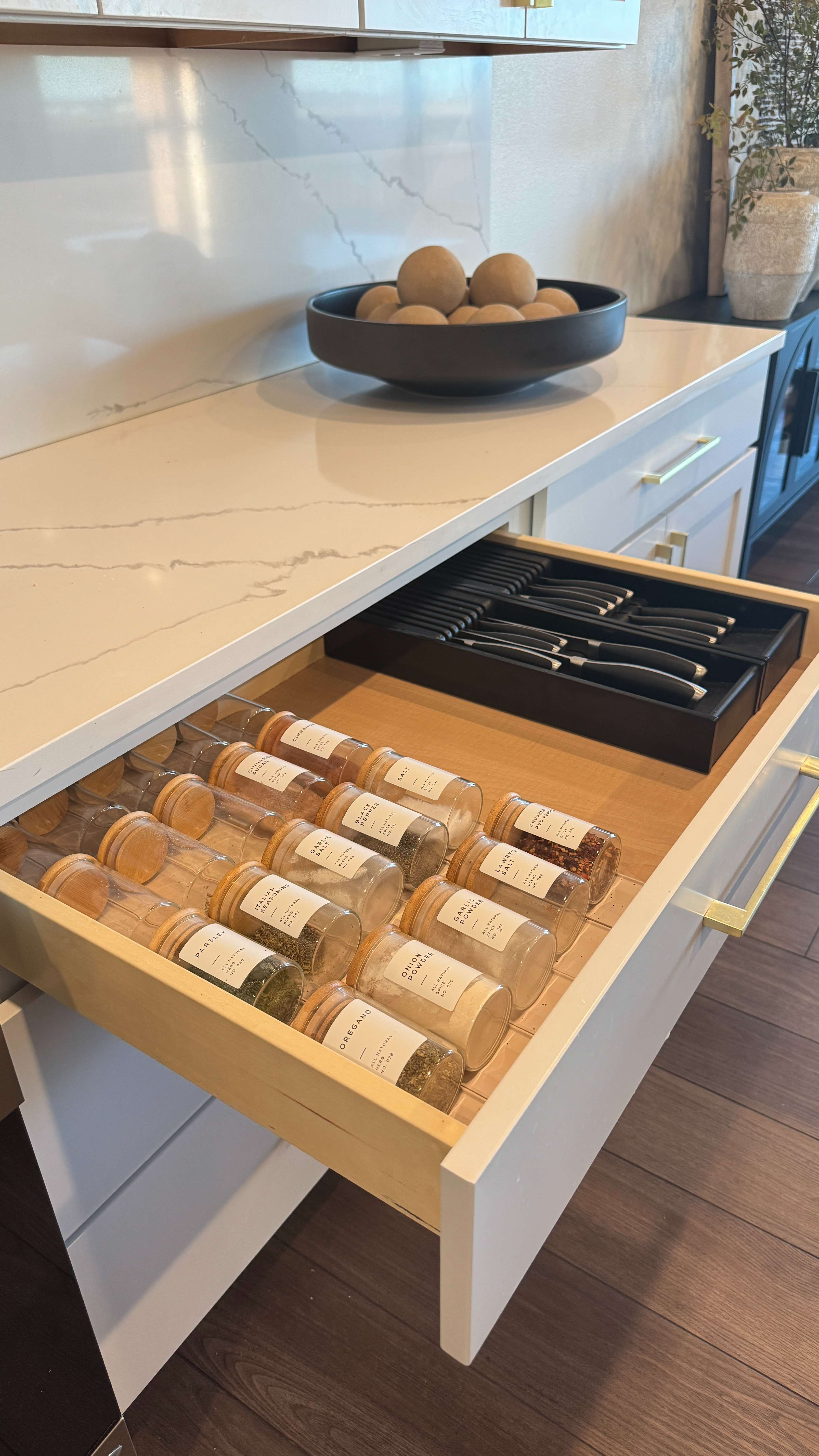 My Amazon spice jars and labels are on sale. An easy kitchen organization upgrade that makes cabinets look clean, organized, and pulled together. 

 #LTKHome #LTKSaleAlert