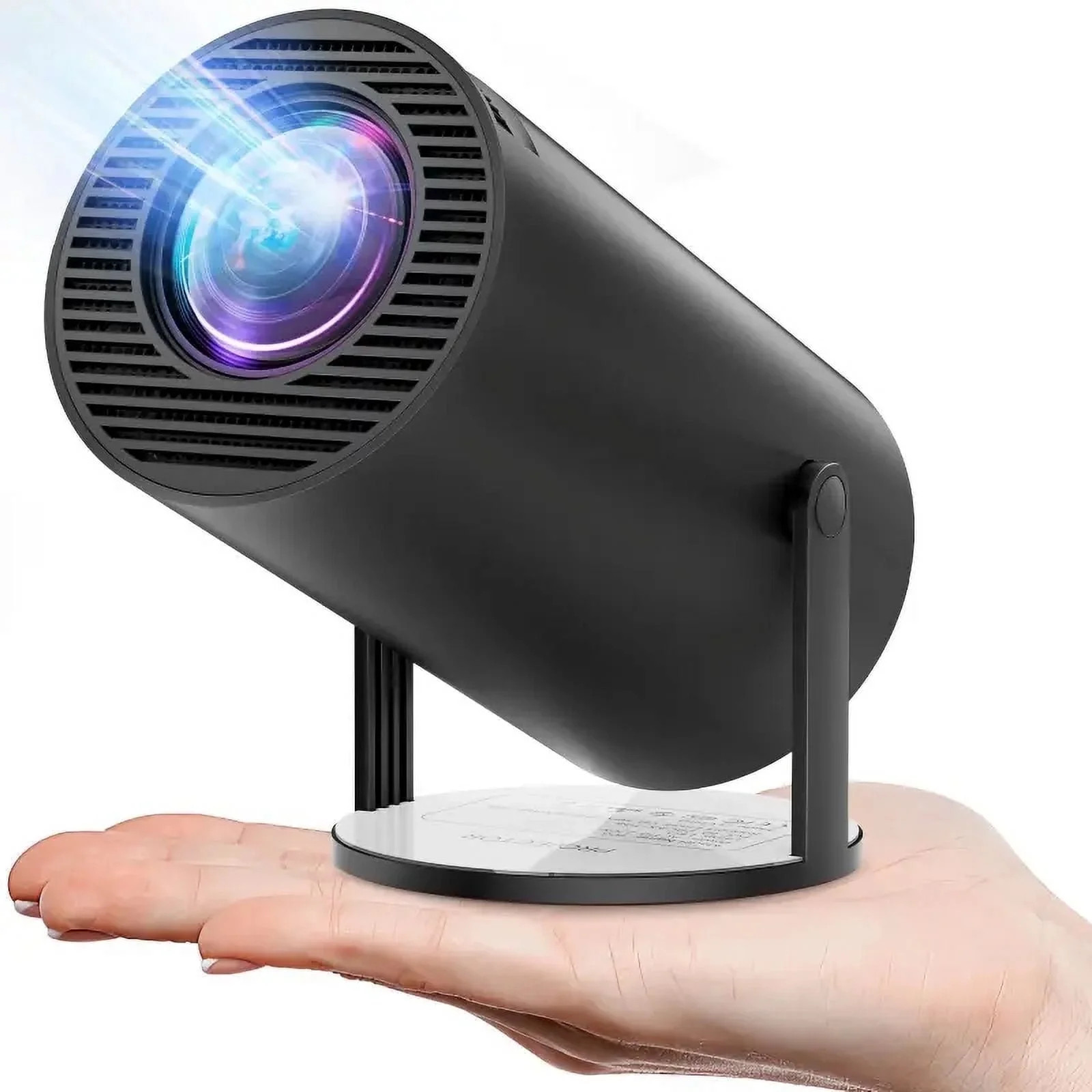 Projector 4K 1080P Support, Mini Projector Smart for Movie Projection Compatible with Phone-Black | Walmart (US)