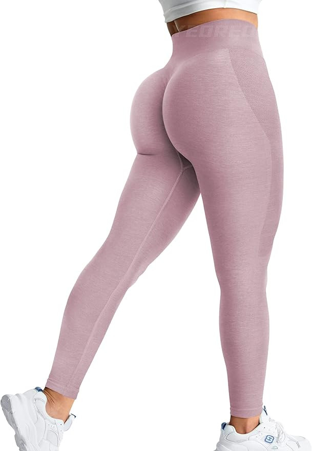 YEOREO Amplify Leggings for Women Seamless Scrunch Leggings Butt Lifting Gym High Waisted Athleti... | Amazon (US)