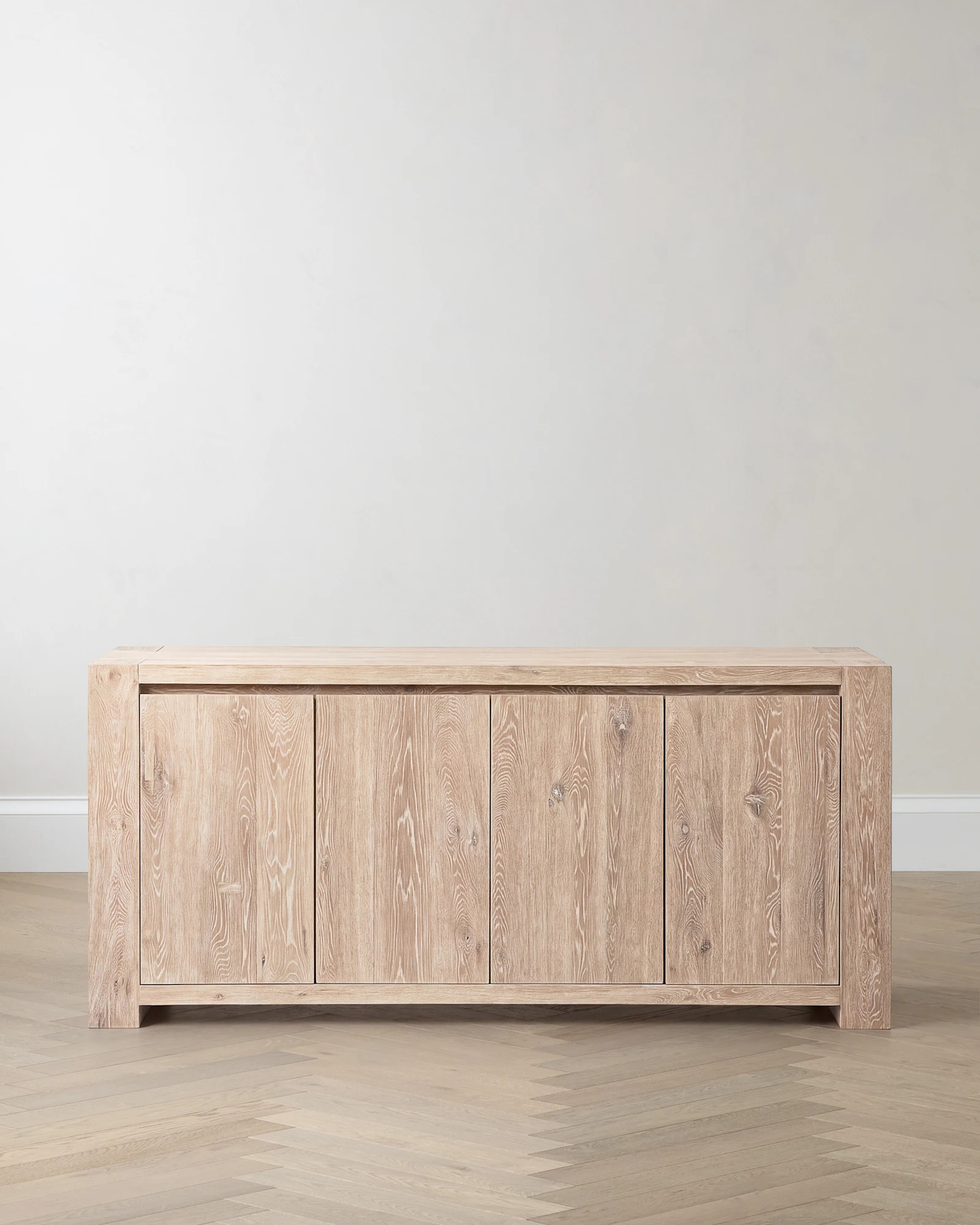 Quince Reclaimed Oak Sideboard in Washed Cream, Wood | Quince