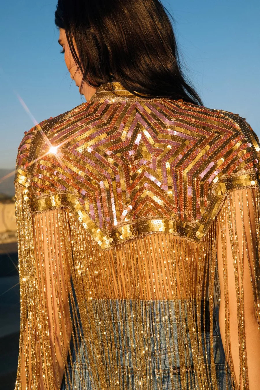 Star Tassel Beaded Cape | Nasty Gal US