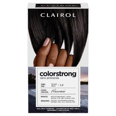 ColorStrong Clairol Permanent Ammonia Free Hair Color Kit - 1 Black | Target