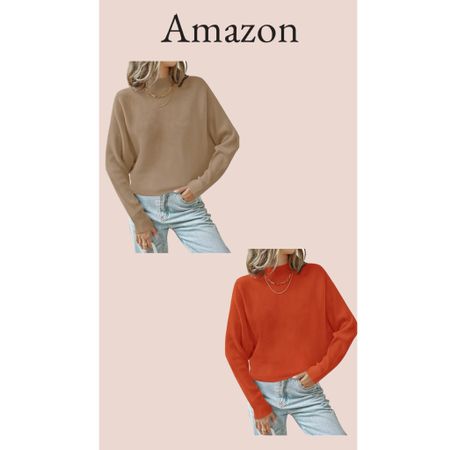 This sweater from Amazon is so comfy and cute!  Runs TTS 
#fallfashion #fallsweater #womenssweater 

#LTKunder50 #LTKSeasonal
