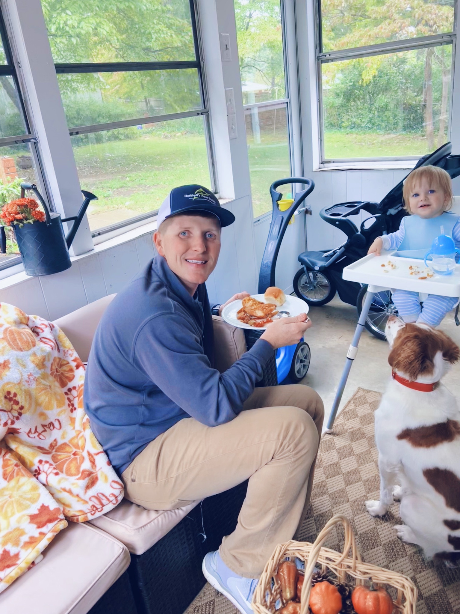 when the power goes out, you improvise and have a little screened-in back porch lunch 🥰 

#LTKfamily #LTKhome #LTKbaby