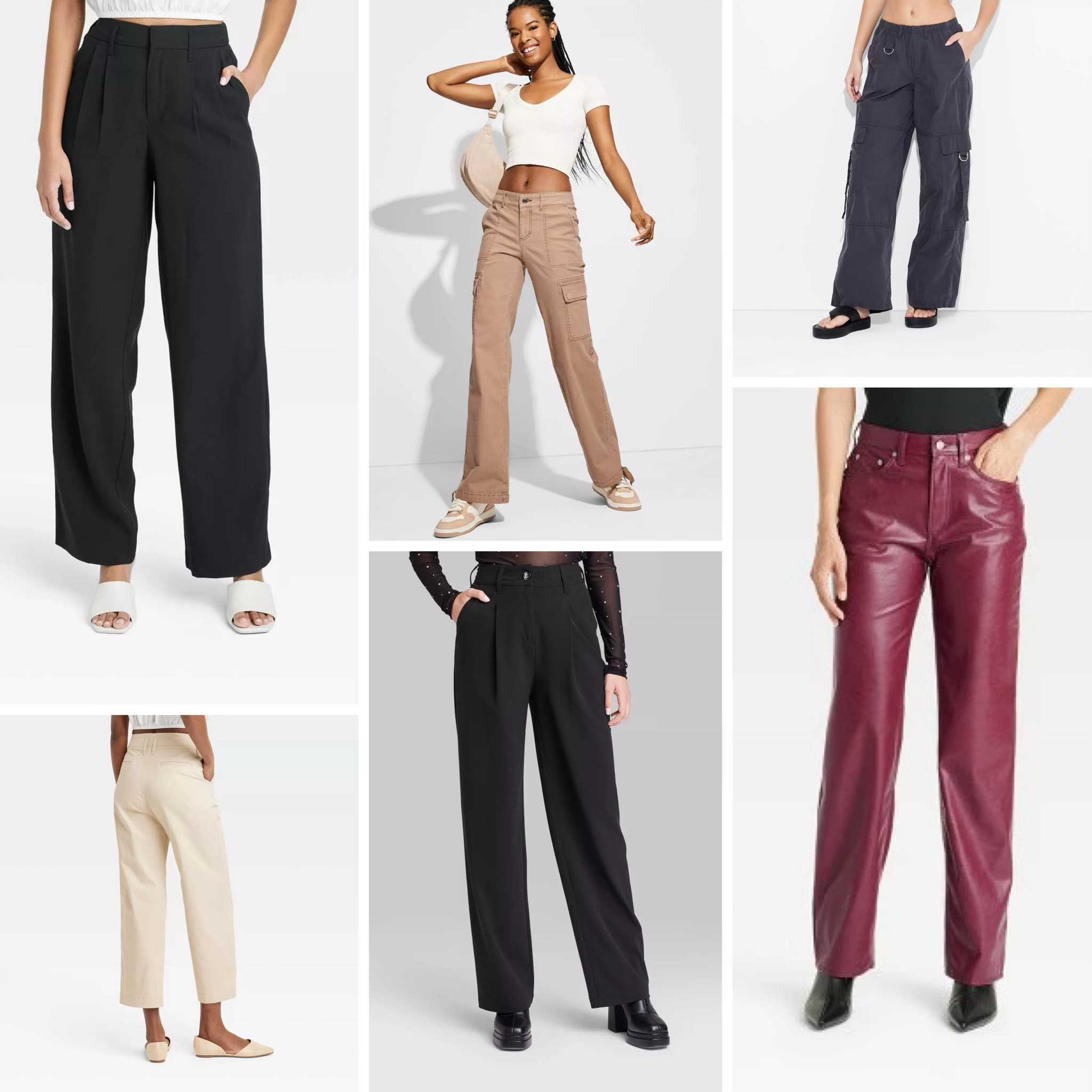 Target Pants
Faux leather pants, denim pants, cargo pants, trousers, wide leg pants, straight leg pantss

#LTKSaleAlert #LTKFindsUnder100 #LTKStyleTip