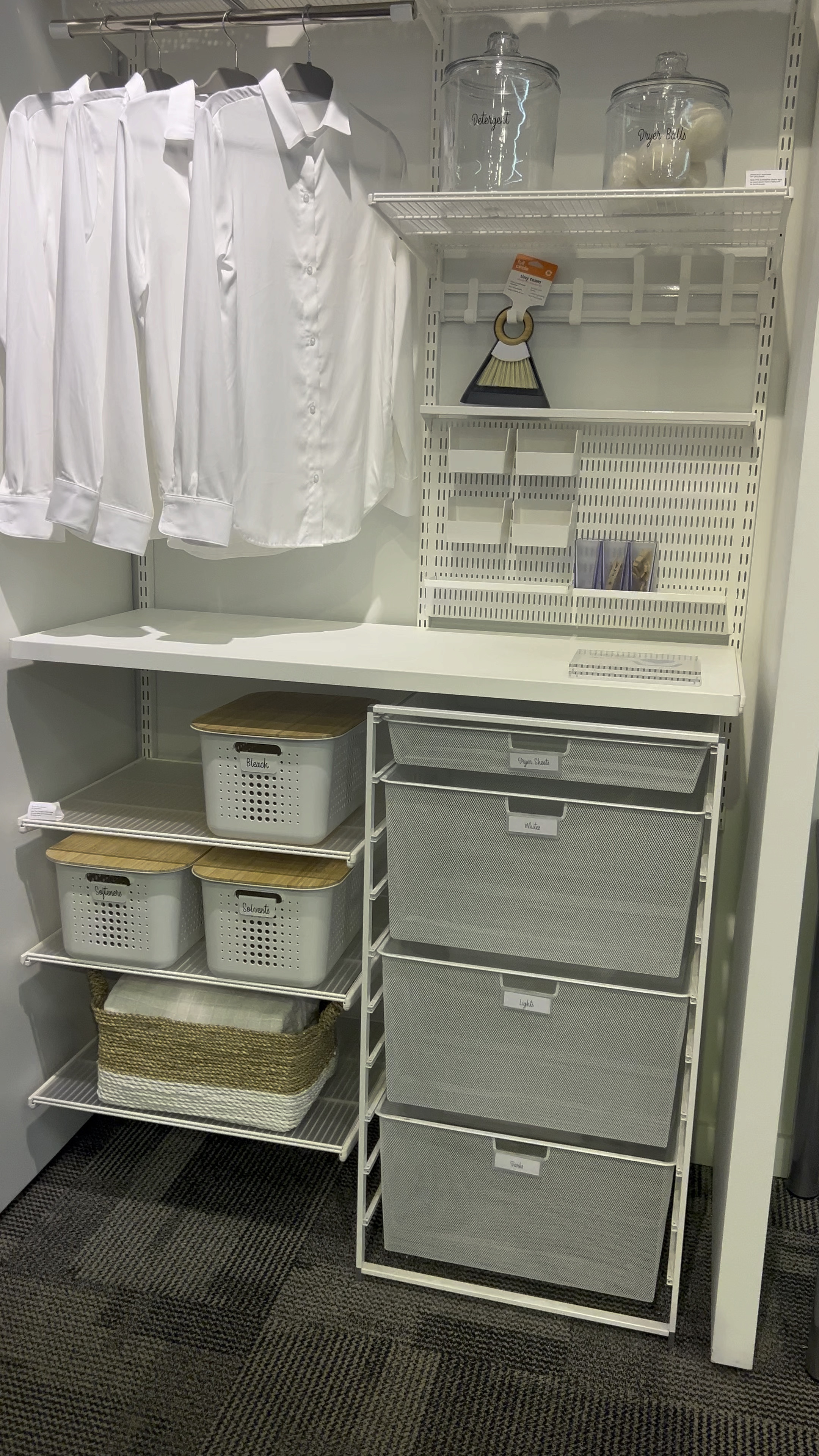 Laundry room Elfa system 

#LTKhome
