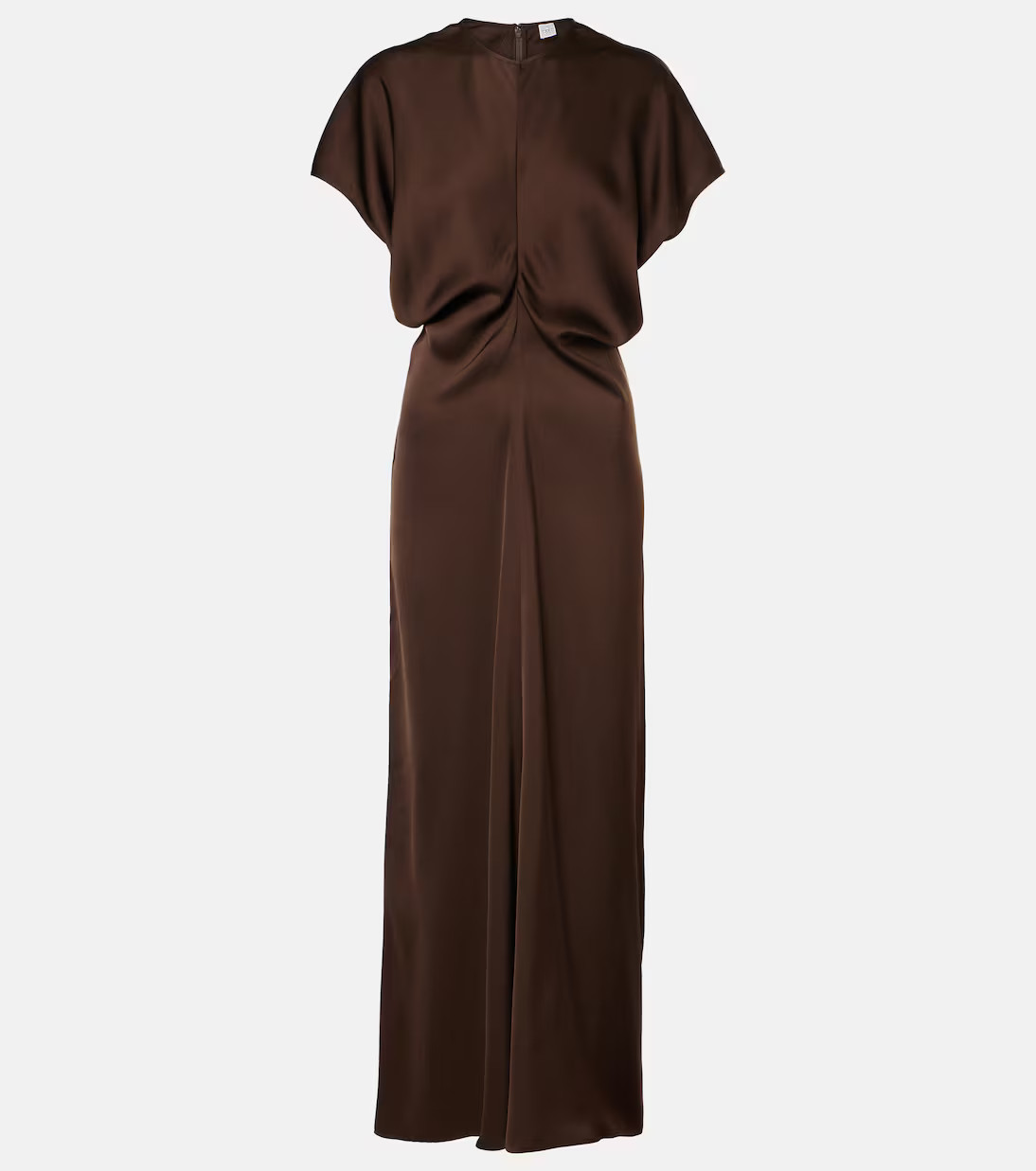 Draped satin maxi dress | Mytheresa (US/CA)
