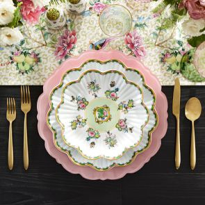 Famille Rose Scalloped Salad Plates | Williams-Sonoma