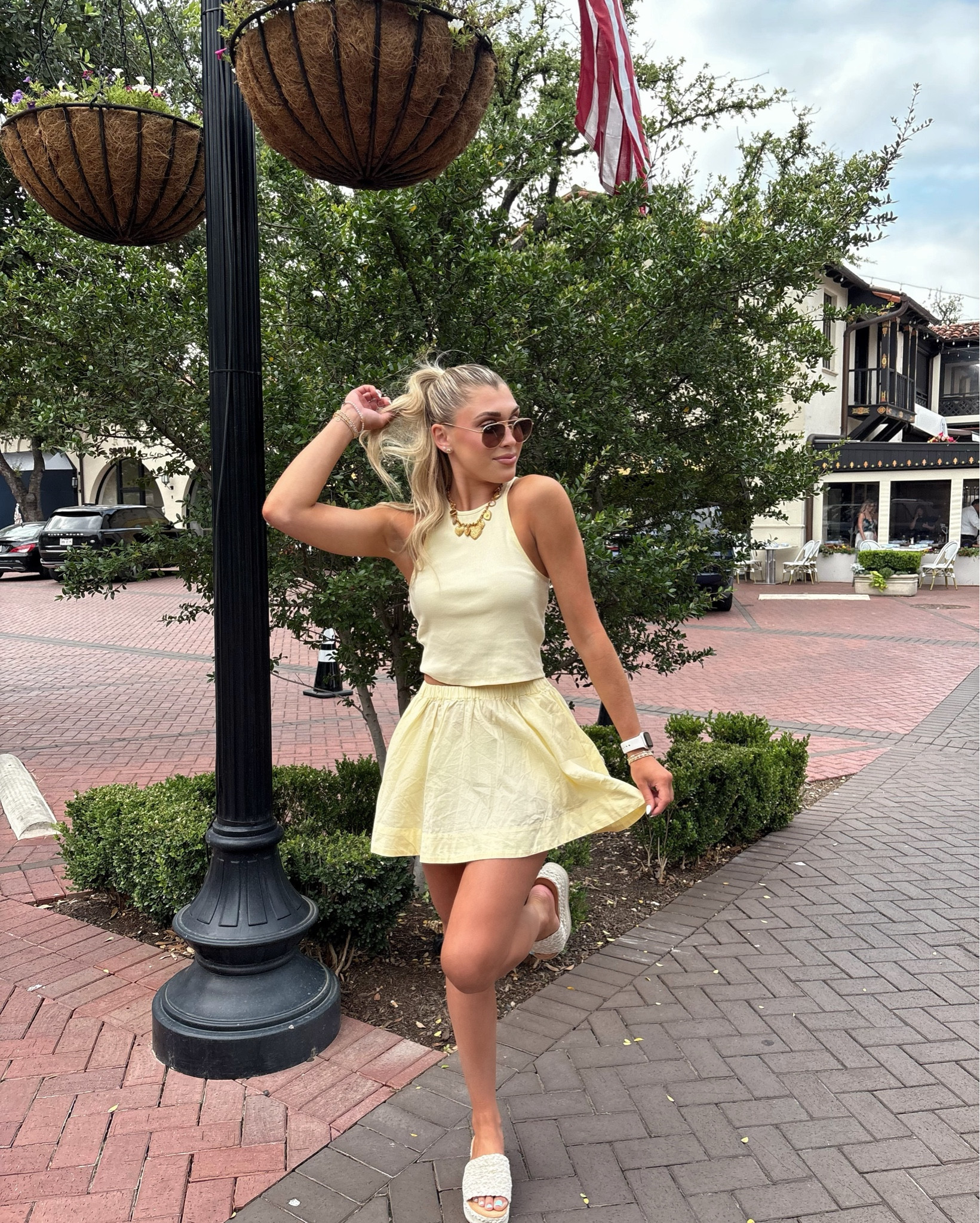 The cutest butter yellow set for summer! I have this in red as well 😚🤍 Super easy to throw on and pair with other pieces! Wearing a size XS

#LTKStyleTip