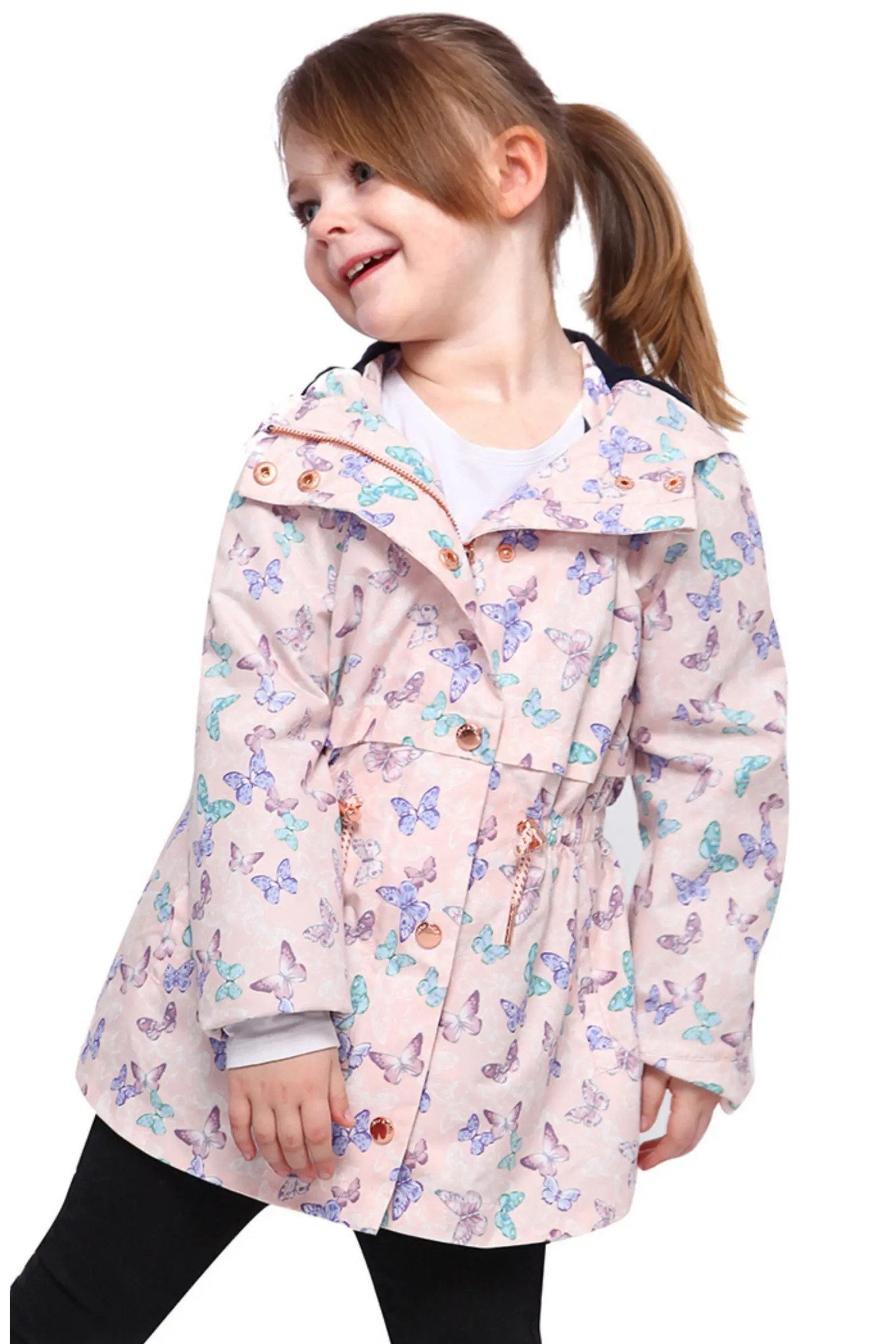 Rokka&Rolla Kids' Lightweight Rain Jacket Trench Coat (Women) | Nordstrom | Nordstrom