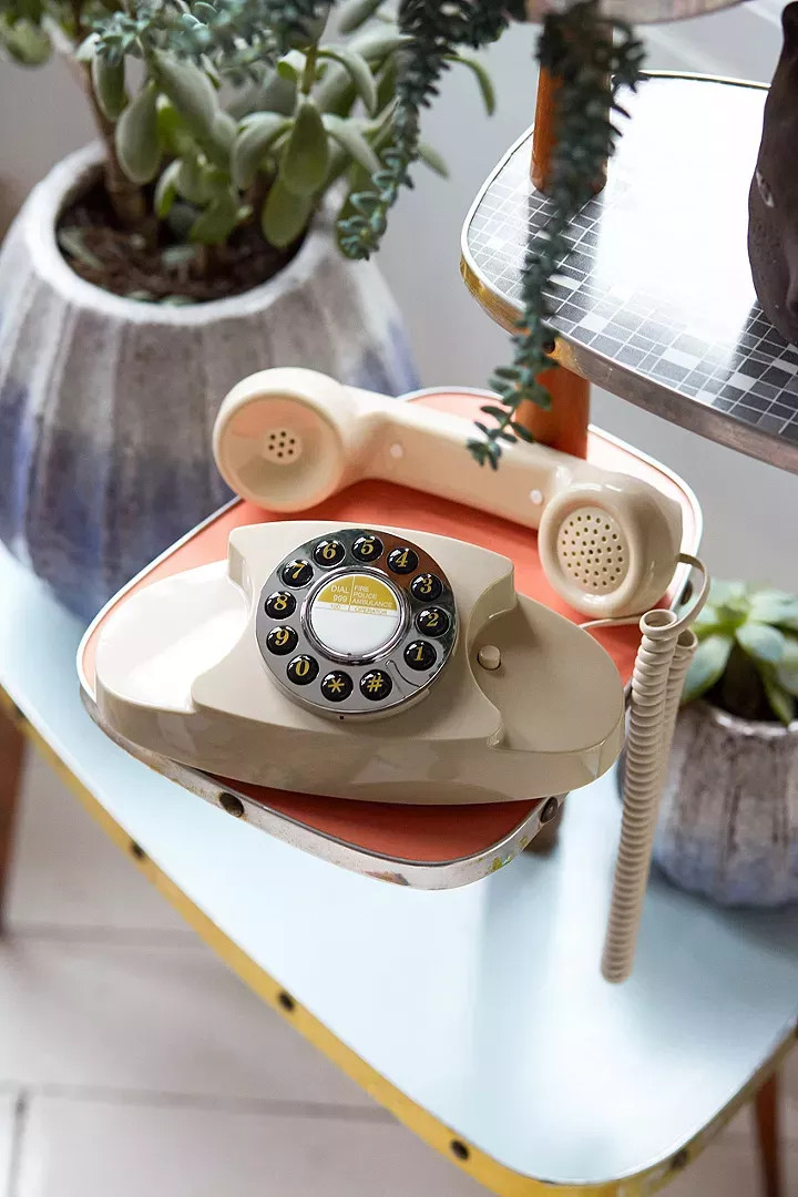GPO Audrey Retro Petite Landline Bedroom Telephone | Urban Outfitters (US and RoW)
