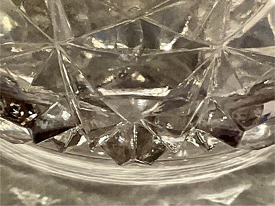 Vintage Heavy Lead Crystal Cut Glass Vase Rose Bowl  | eBay | eBay US