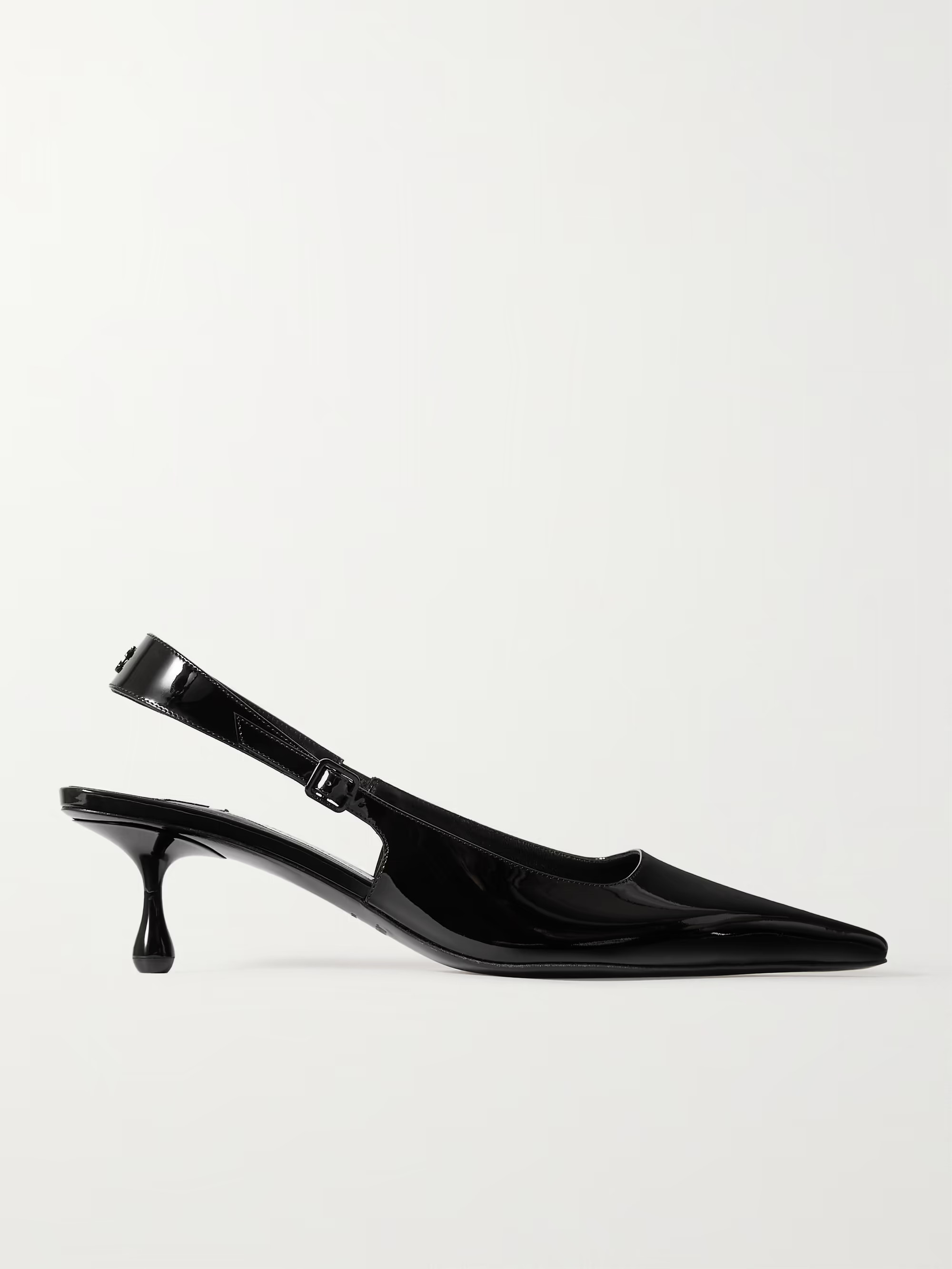 Amel 50 logo-embellished patent-leather slingback pumps | NET-A-PORTER (UK & EU)