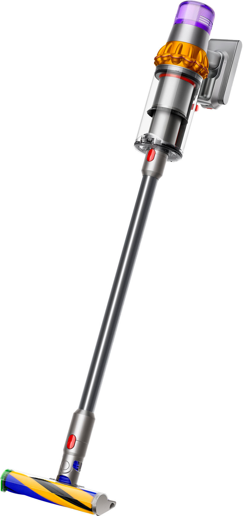 Dyson - V15 Detect Extra Cordless Vacuum with 10 accessories - Yellow/Nickel | Best Buy U.S.