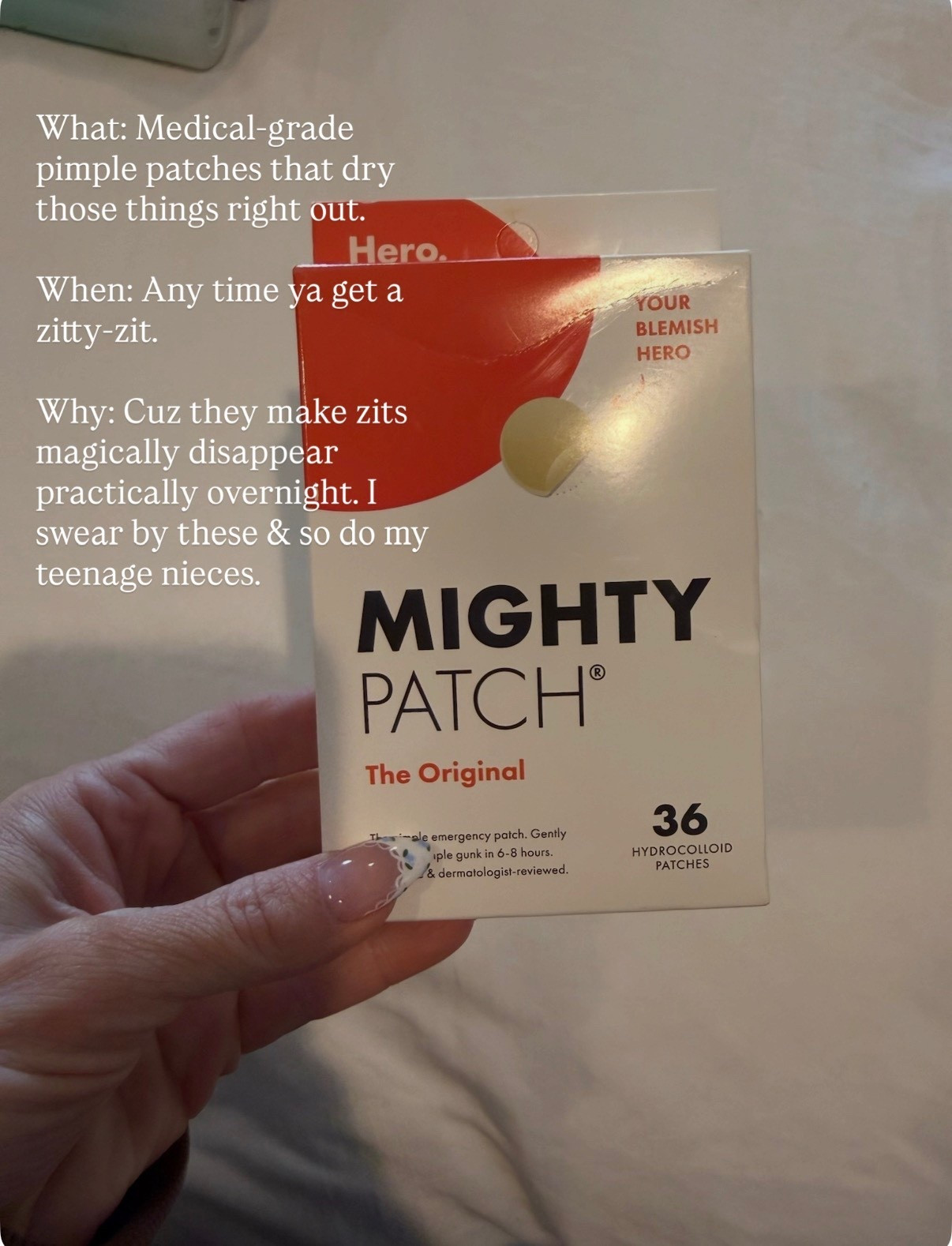 These mighty patches are on sale for the AMAZON BIG SPRING SALE! Best time to stock up! 

#LTKselfcare #LTKmomlife #LTKgrwm