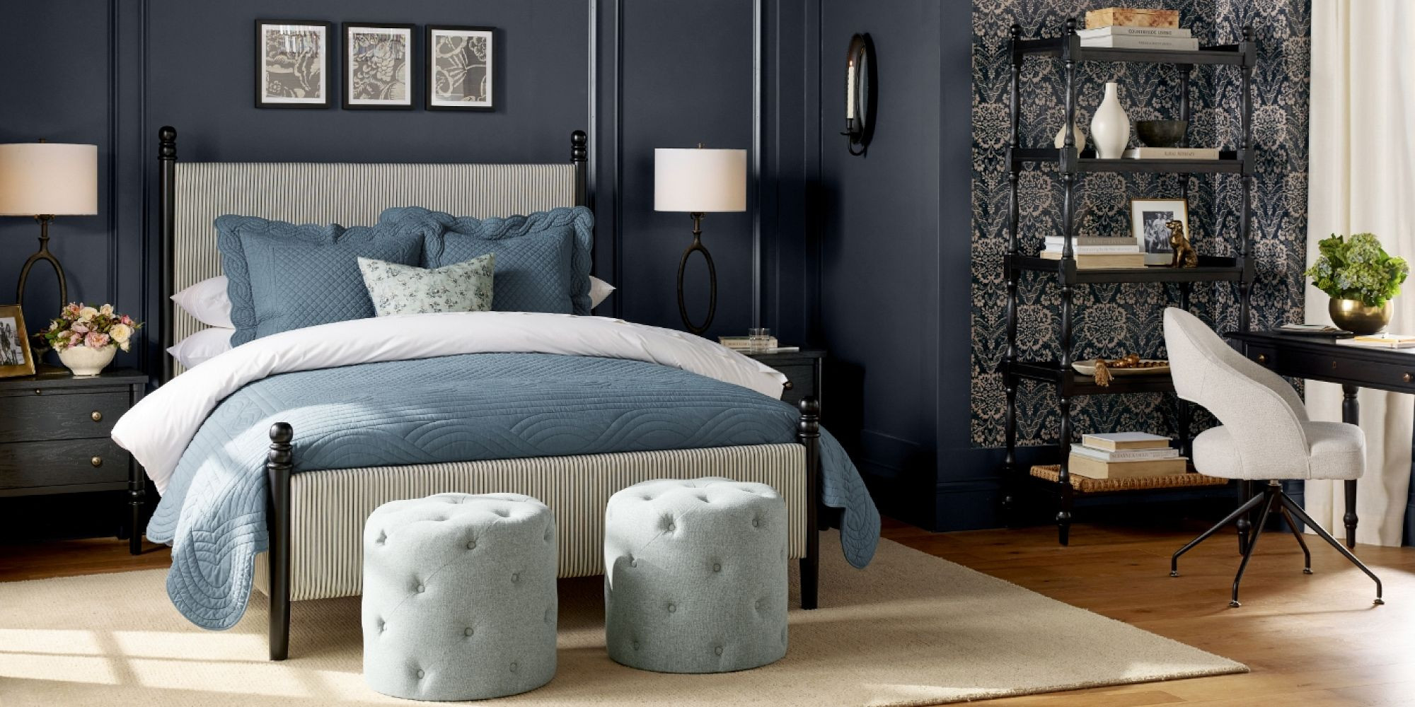 Chris Loves Julia Modern Traditional Taper Sconce | Pottery Barn (US)