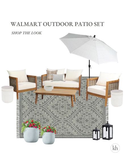You guys are still loving this outdoor patio set by Walmart! It reminds a lot of our Porto collection from West Elm due to the woven elements and curved backs. Great price point too! 

Patio set, Walmart, outdoor living, home decor, seasonal 

#LTKSeasonal #LTKFind #LTKhome
