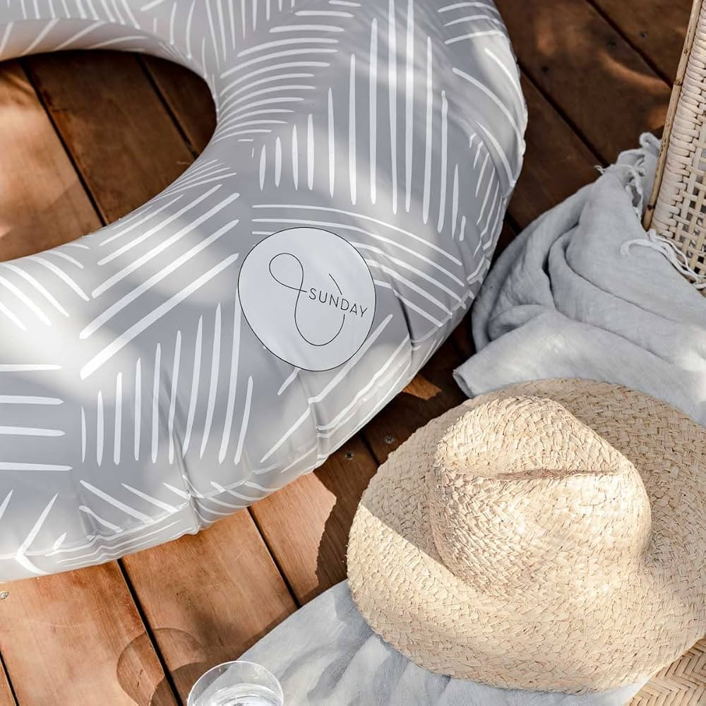 & SUNDAY Dashing Oversized Pool Tube, Swim Ring, Donut Style Pool Float, Luxury Raft. | Amazon (US)