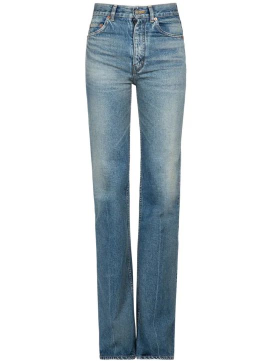 Vintage denim 70's jeans - Saint Laurent - Women | Luisaviaroma | Luisaviaroma