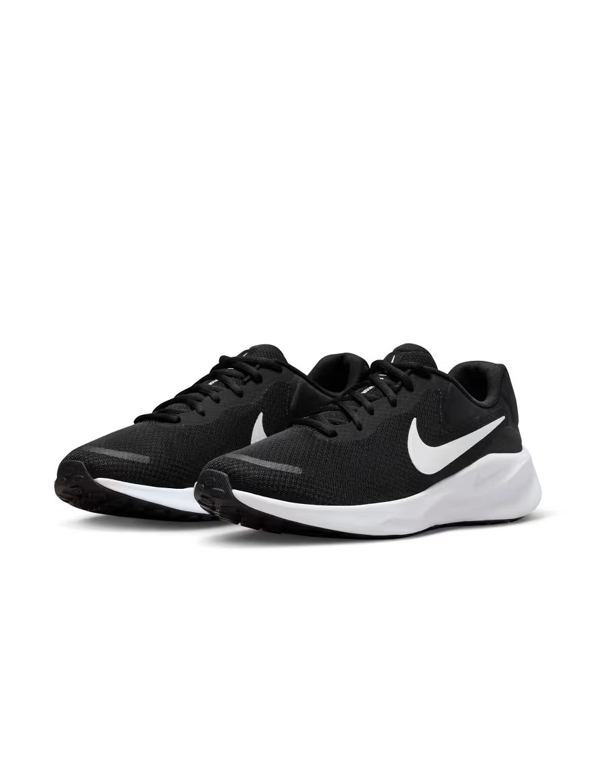 Nike Revolution 7 sneakers in black and white | ASOS (Global)