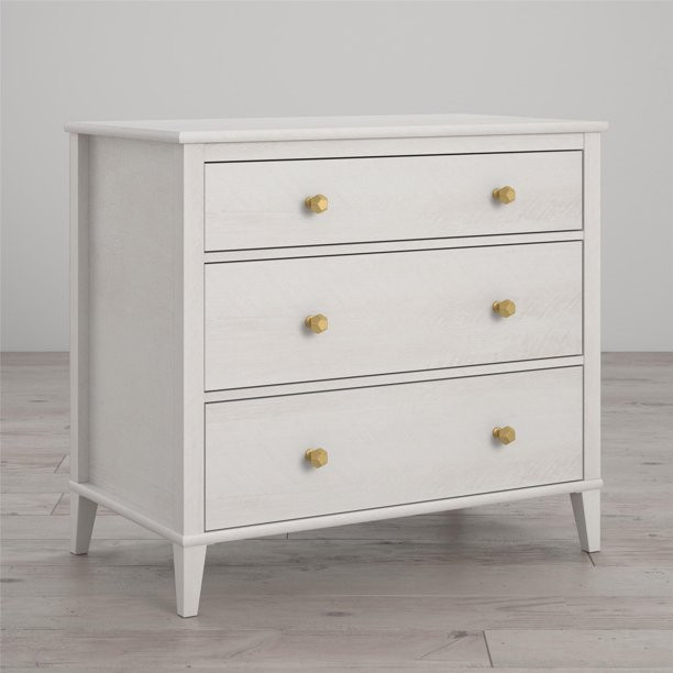 Little Seeds Monarch Hill Poppy 3 Drawer Dresser, Ivory Oak, (Off-White) | Walmart (US)