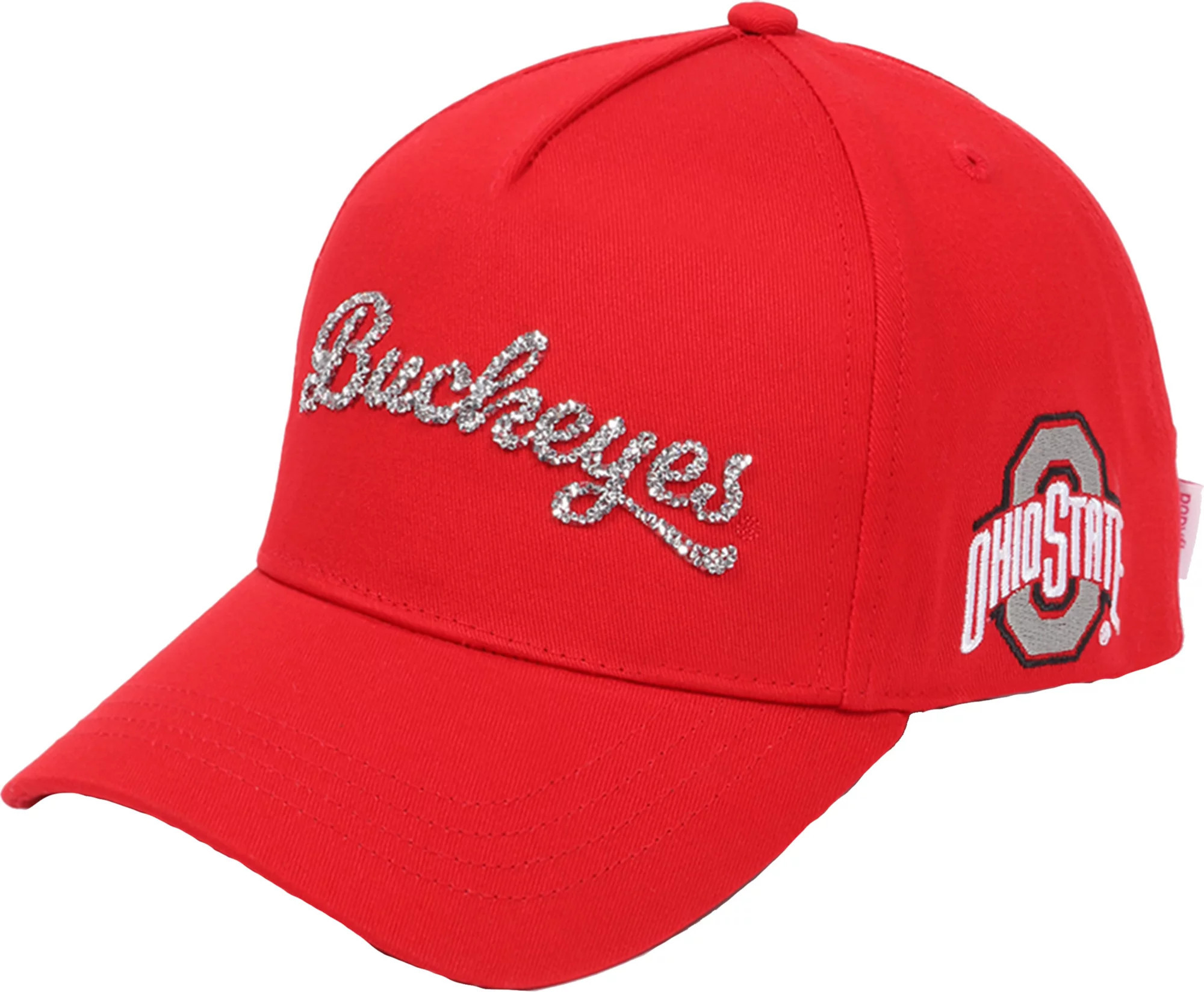 Ponyflo Women's Ohio State Buckeyes Scarlet Bling Athletic Hat, Red | DICK'S Sporting Goods