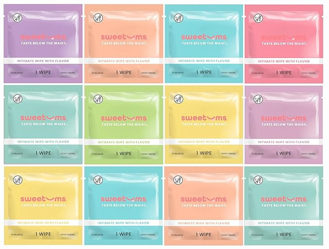 Sample Size Feminine Wipes For Women, pH Balanced Biodegradable Flavored Intimate Wipes - Pack of... | Amazon (US)