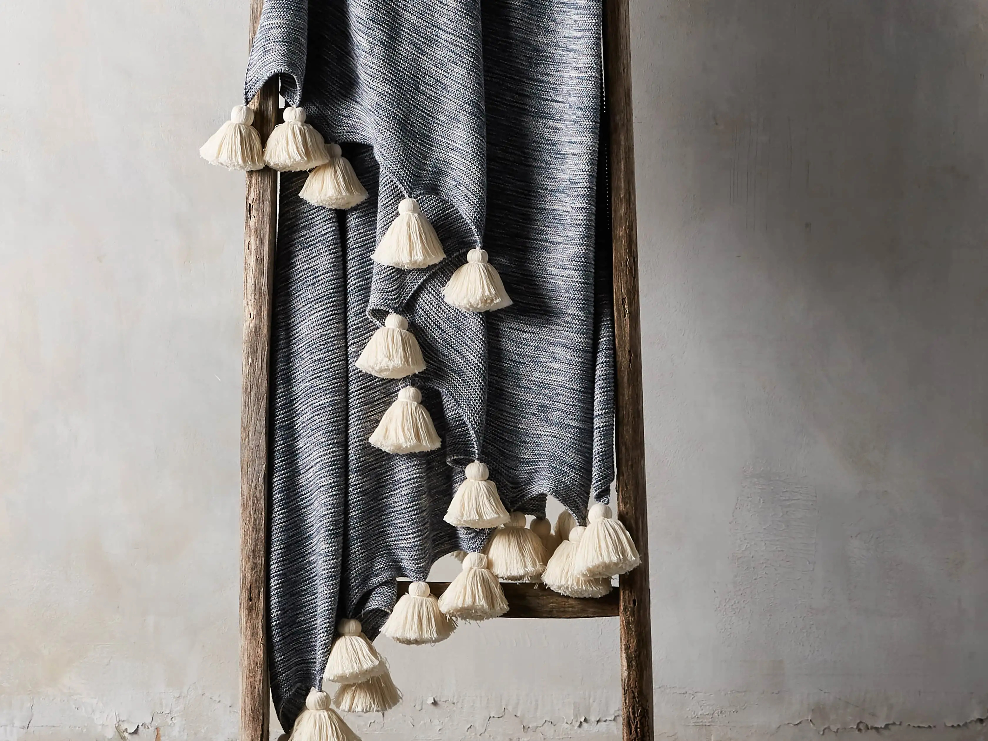 Marled Knit Throw | Arhaus