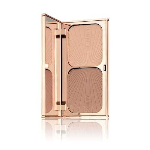 Charlotte Tilbury Filmstar Bronze & Glow Makeup Palette - Compact Powder, Bronzer & Highlighter with Color-Rich Pigments - Leaves Skin with a Sun-Kissed Glow - Light/Medium | Amazon (US)