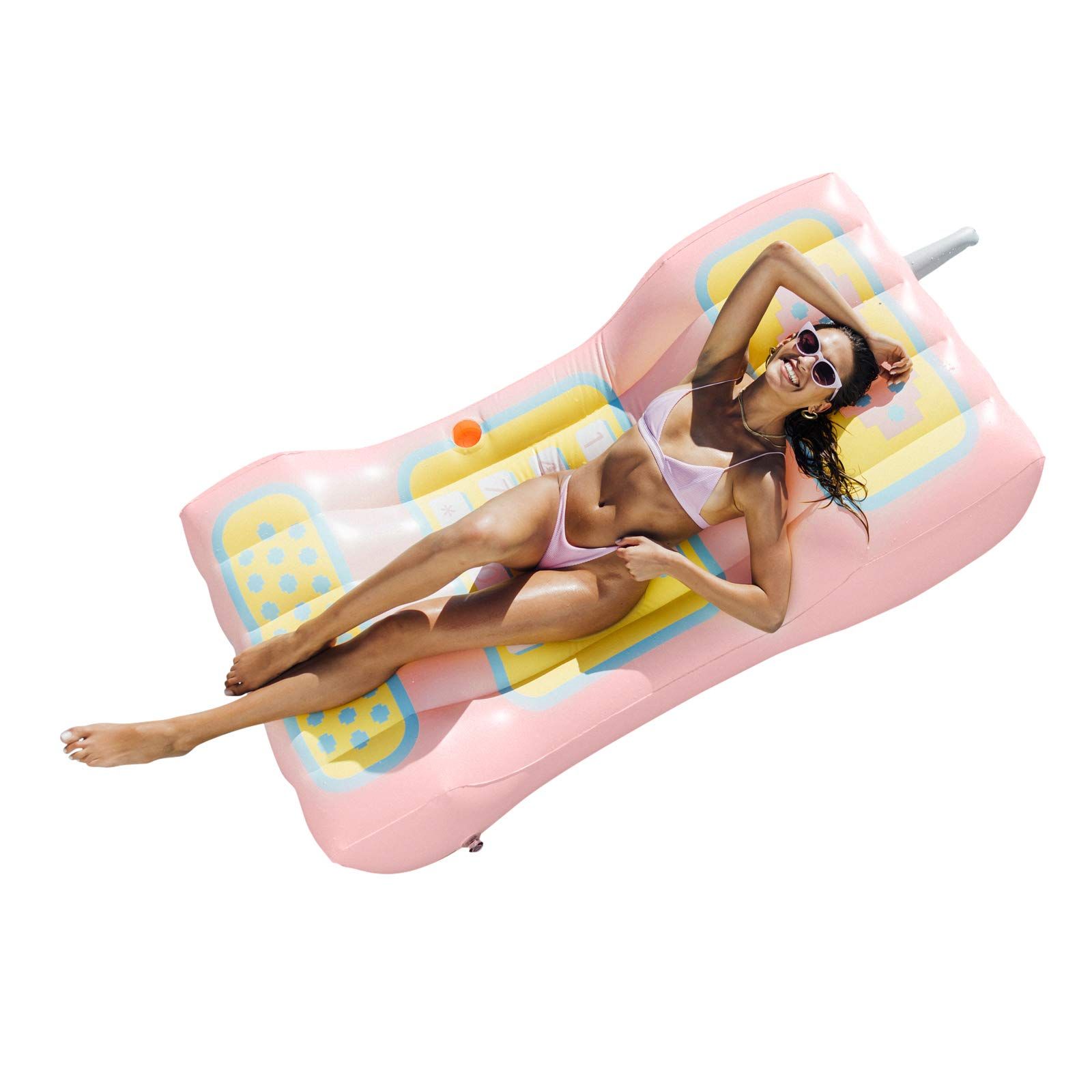FUNBOY Giant Inflatable Retro Phone Tube Float, Luxury Float for Summer Pool Parties and Entertai... | Amazon (US)