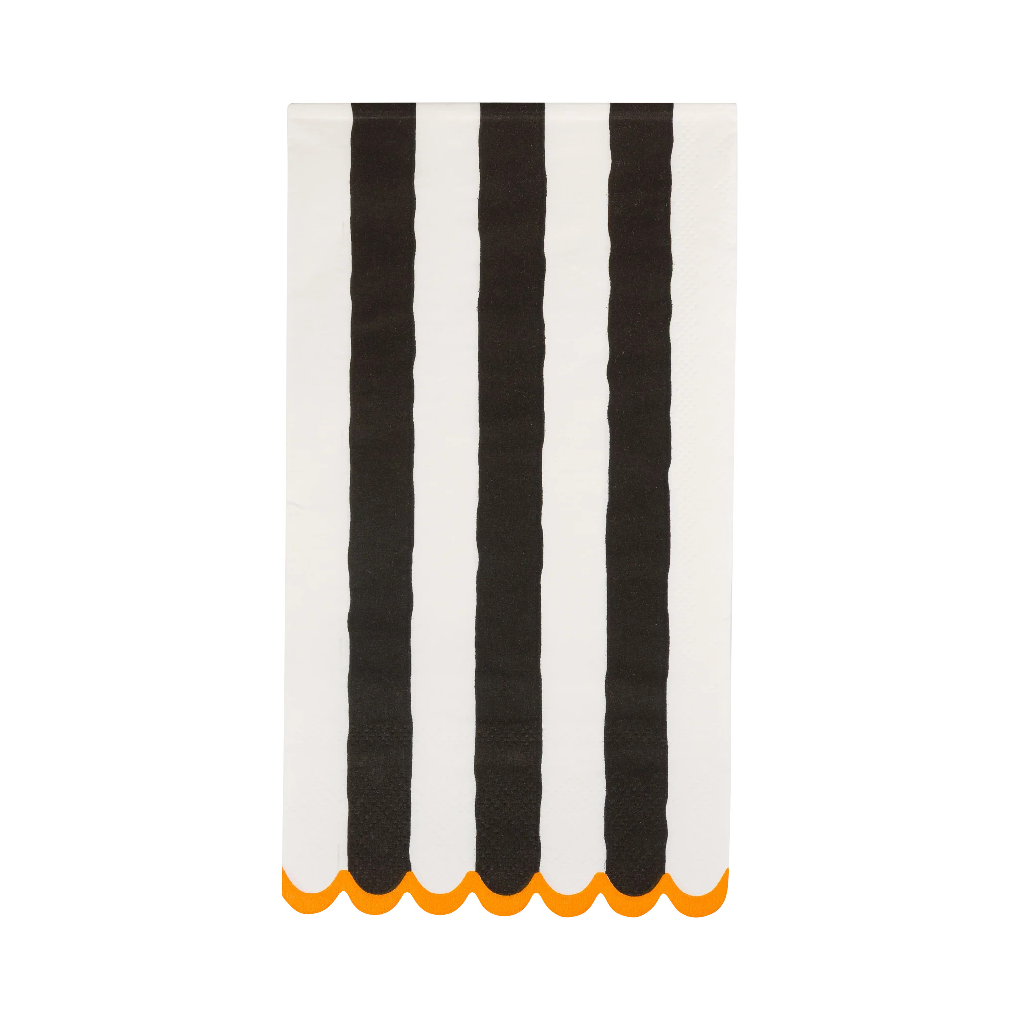 Black and Cream Striped Dinner Napkin | My Mind's Eye
