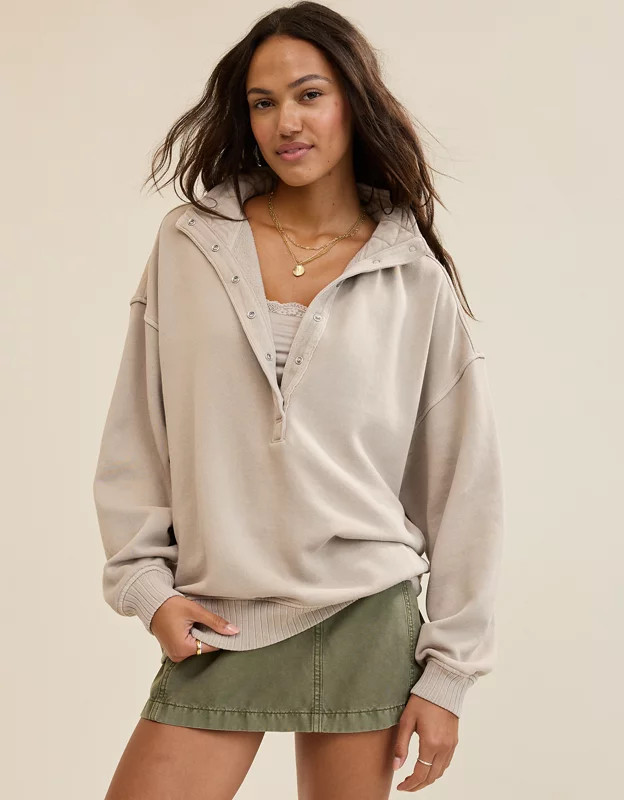 Aerie Oh Snap! Sweatshirt | Aerie