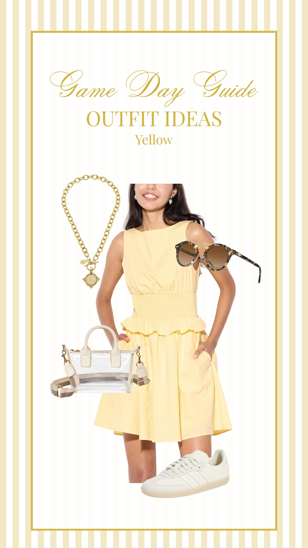 Yellow Football Game Day outfit ideas!

Game day outfit // football game outfits