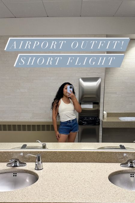 My airport outfit for today! I can’t get enough of this tank and it’s been my best seller for the past month. Rightfully so it has amazing quality! I paired it with these 501 Levi shorts because I tend to sweat so much at airports 🙃😬 

Her Current Obsession, travel outfit, amazon finds, summer style, travel essentials

#LTKFind #LTKSeasonal #LTKtravel