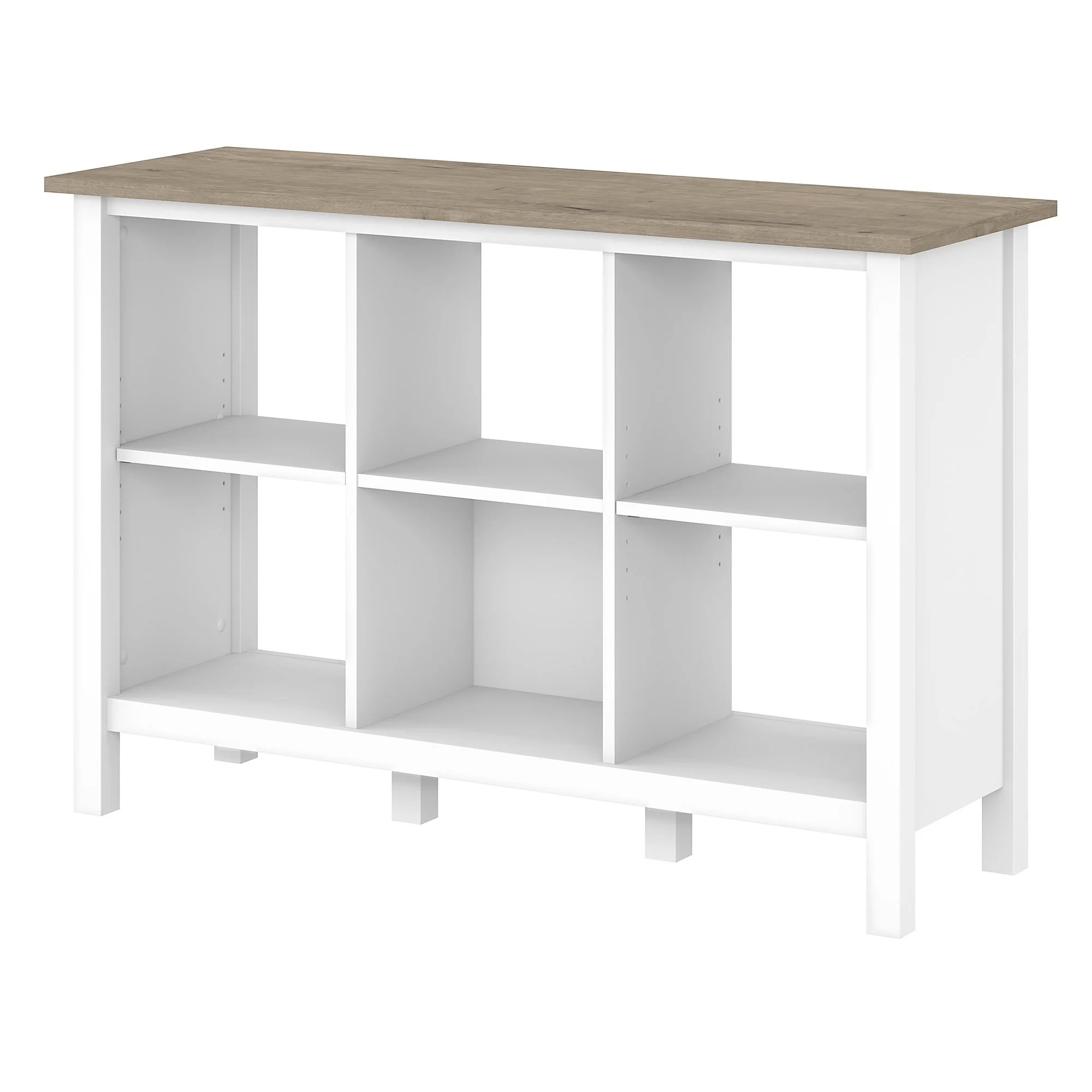 Bush Furniture Mayfield 6 Cube Bookcase | Walmart (US)