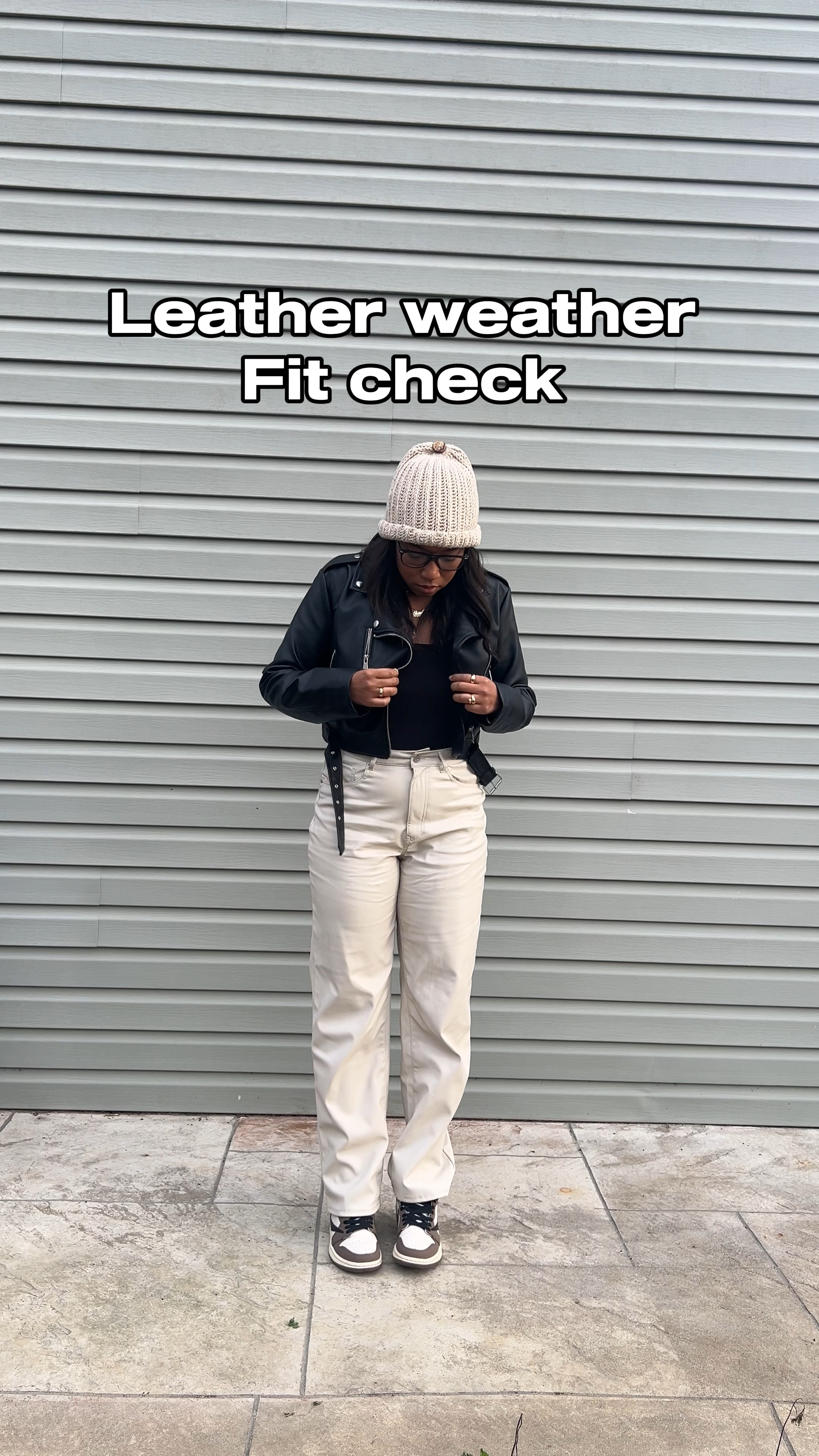 Leather outfit, sweater weather, leather weather. 

Faux Leather jacket, faux leather pants, winter outfit inspiration, mom fashion. 

#LTKmidsize #LTKbeauty #LTKstyletip
