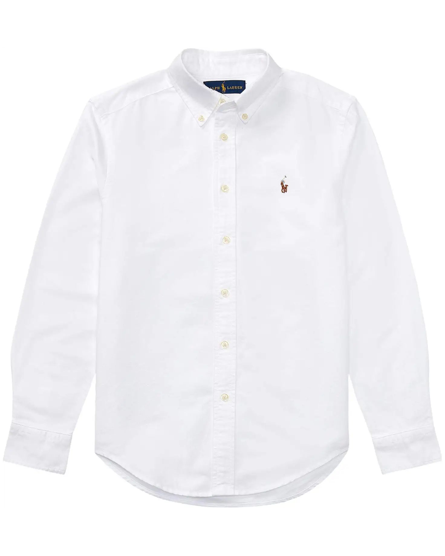 Polo Ralph Lauren Kids Cotton Oxford Sport Shirt (Big Kids) | Zappos