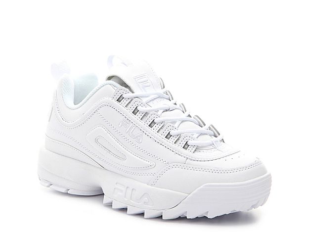 Fila Disruptor II Premium Sneaker - Women's - White | DSW