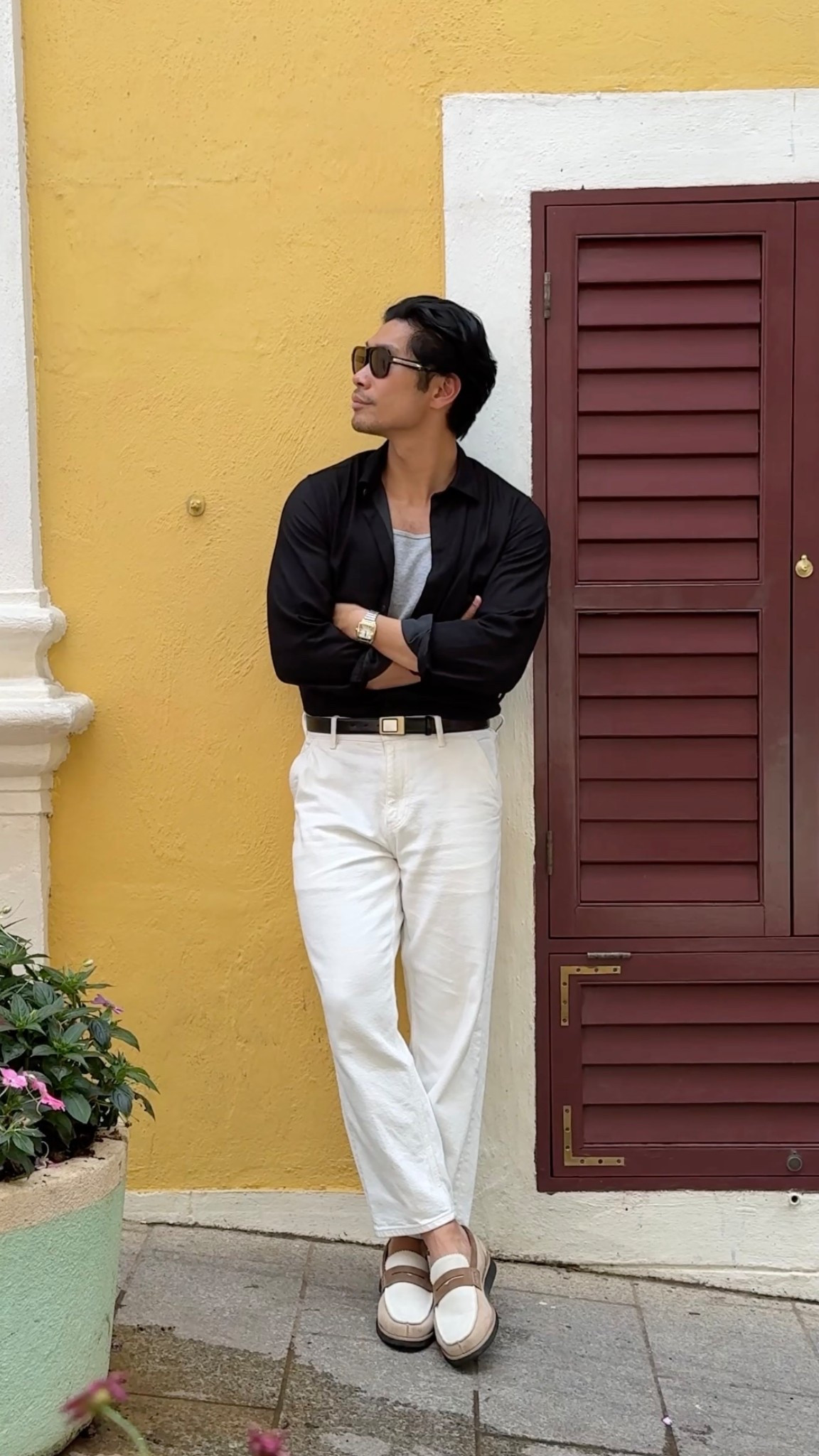 Sharp casual outfit idea for men 

#LTKootd #LTKMens #LTKTravel