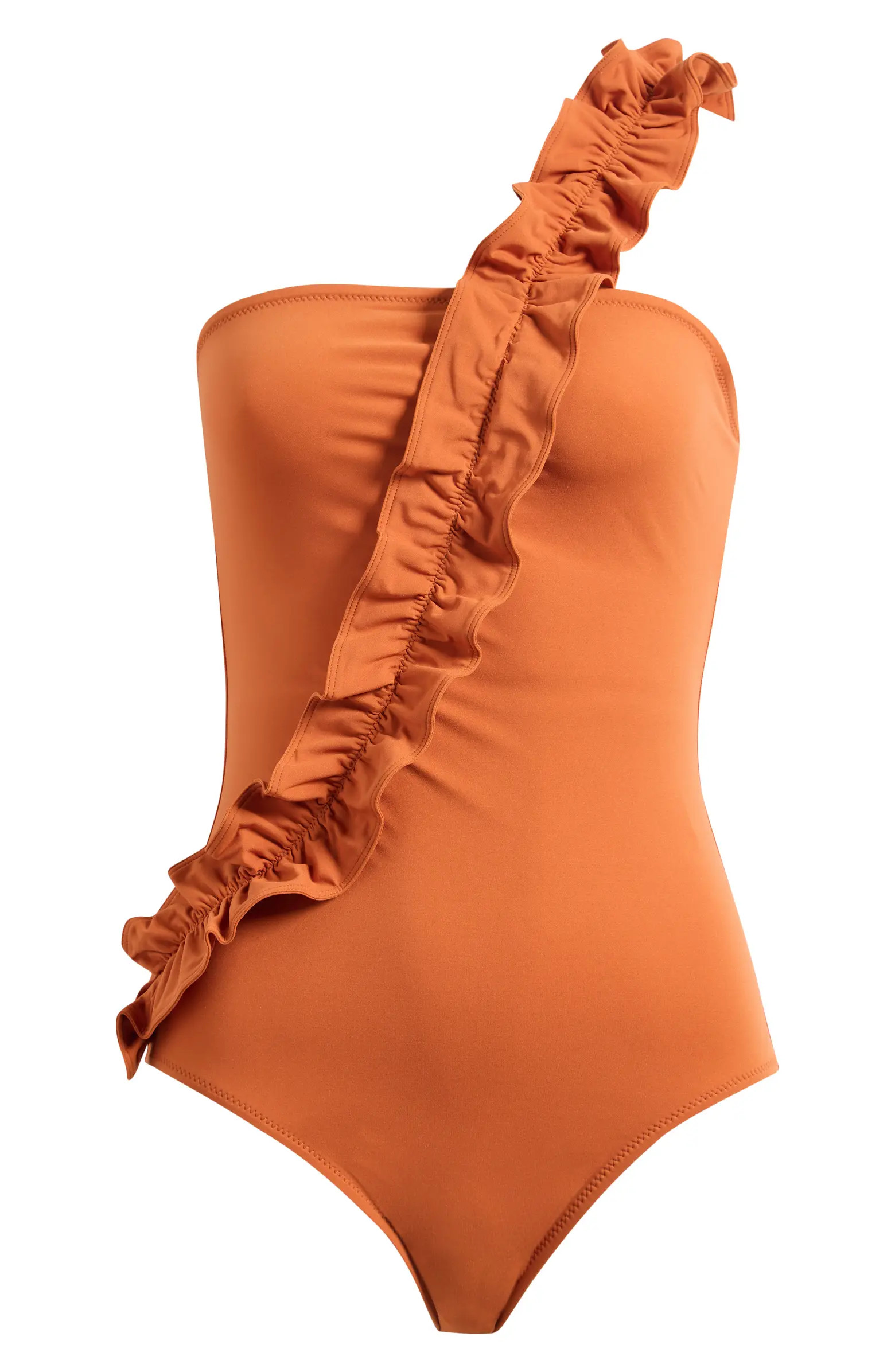 Ulla Johnson Capri One-Shoulder One-Piece Swimsuit | Nordstrom | Nordstrom