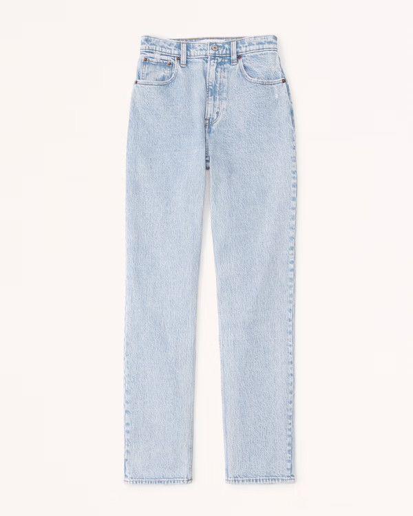 Ultra High Rise 90s Straight Jean | Abercrombie & Fitch (US)
