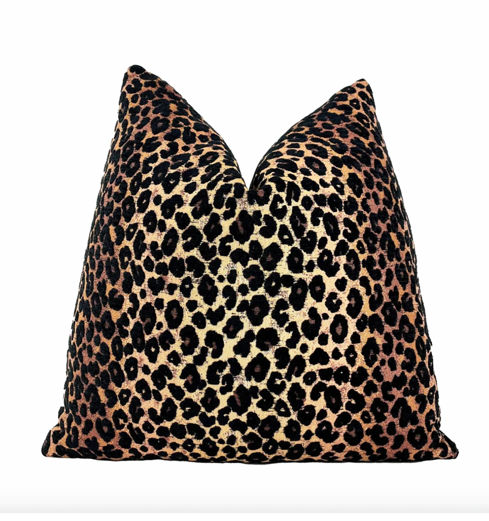 Leopard Velvet Throw Pillow Cover | Wayfair North America