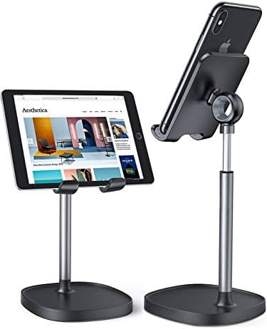 LISEN Cell Phone Stand, Angle Height Adjustable Phone Stand for Desk, Thick Case Friendly Phone Hold | Amazon (US)