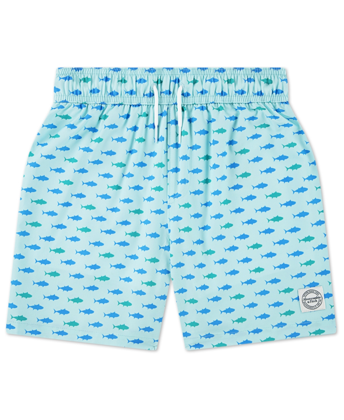 abercrombie kids Boys' 5-8 Printed Swim Trunks - Clearwater | Macy's
