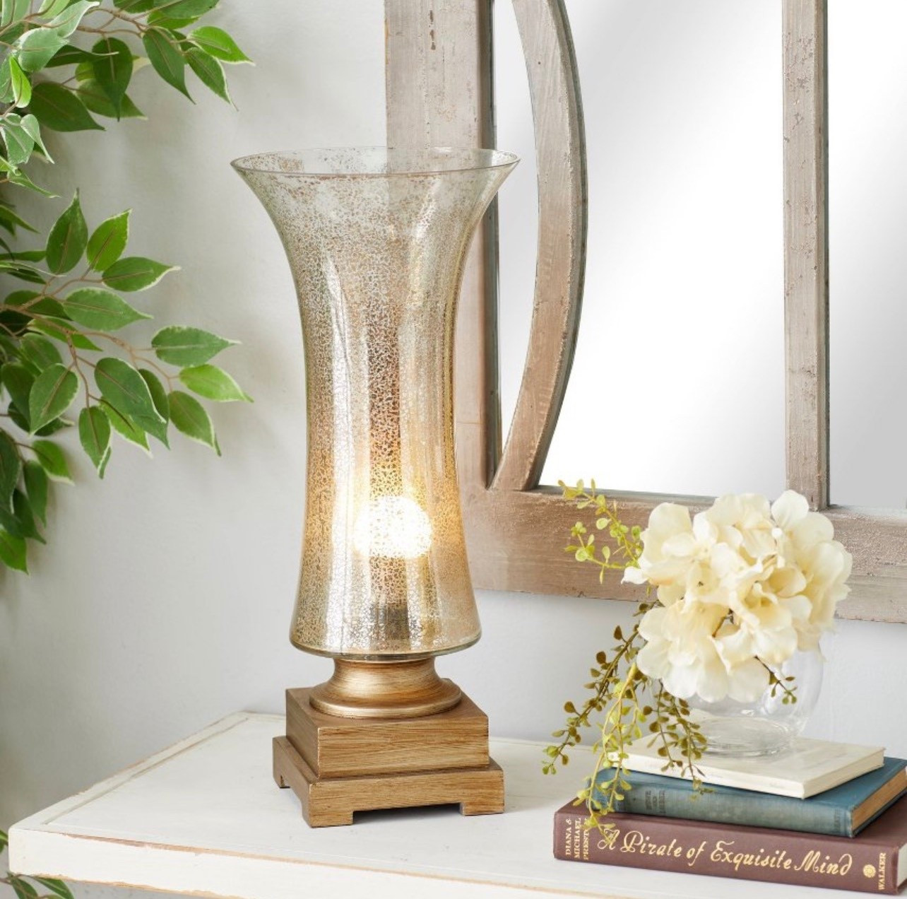 Glass Accent Lamp Uplight Set of 2 Gold

#LTKHome #LTKHoliday #LTKGiftGuide