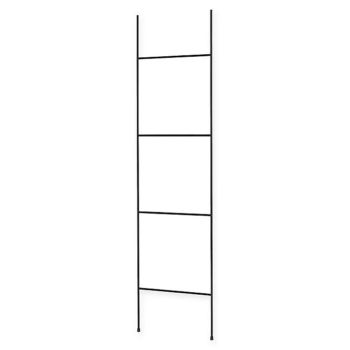 Blomus Fera Tall Towel Ladder in Black | Bed Bath & Beyond
