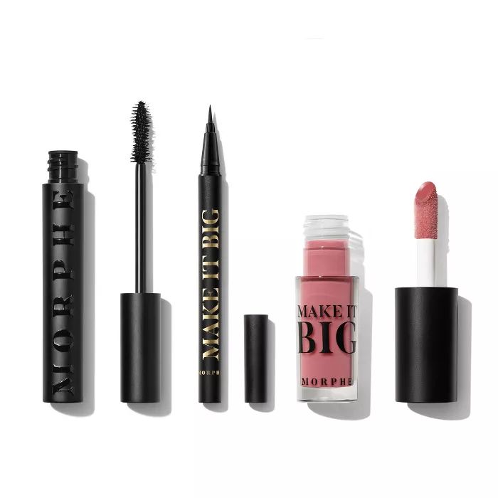 Morphe Make It Big Mascara, Eyeliner & Lip Trio Cosmetic Set – Ulta Beauty | Target