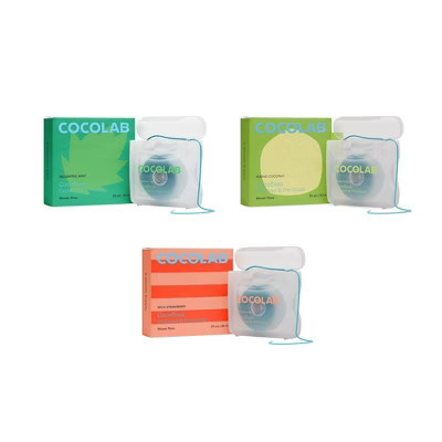 Cocolab Cocofloss Refillables Woven Expanding Dental Floss - Multi-Flavor - 33yd/3pk | Target